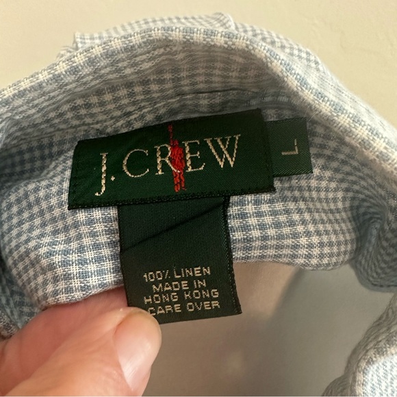JCrew linen men’s buttons down shirt - Picture 2 of 5